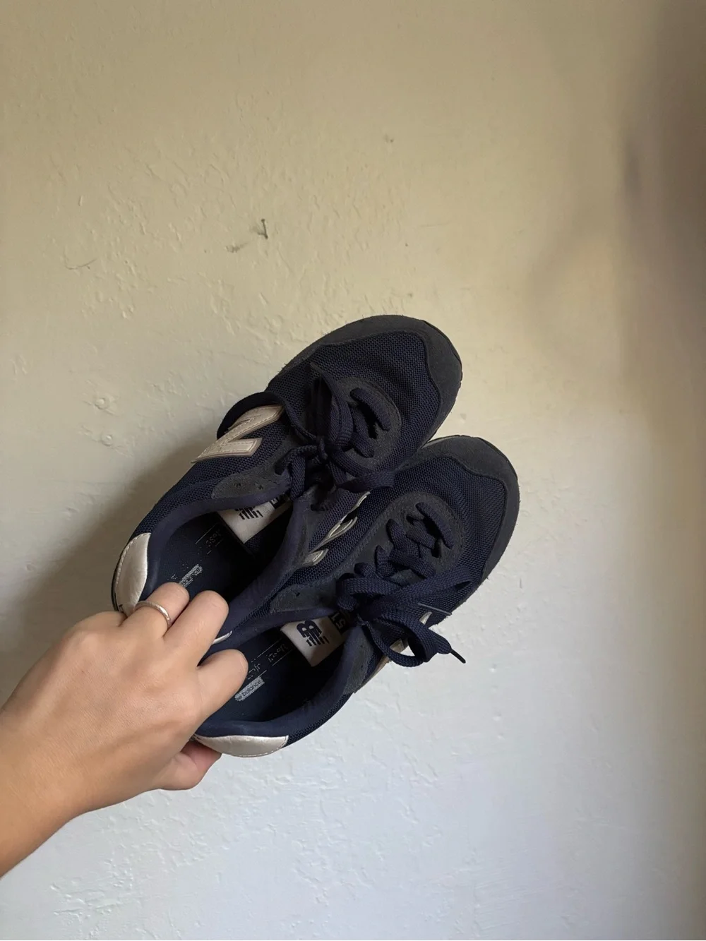 New Balance Women’s Navy and Silver Sneakers